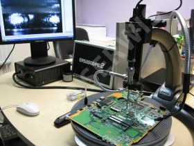 A&D Serwis naprawa notebooków HP, kontrola w postaci endoskopowej inspekcji BGA.